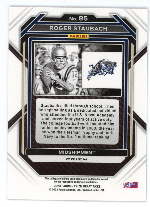 Roger Staubach 2023 Panini Prizm Red Draft Picks #85