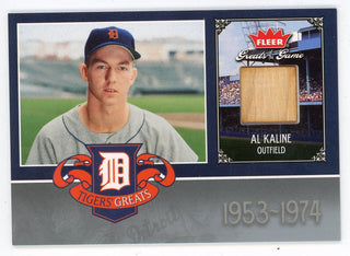 Al Kaline 2006 Fleer Greats of the Game Bat Relic #DET-AK