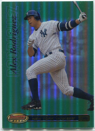 Alex Rodriguez 2007 Bowmans Best Green Refractor Card #23 227/249