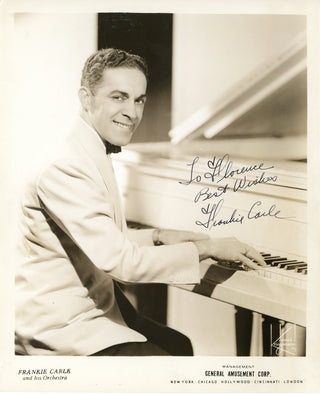 Frankie Carle Autographed 8x10 Photo