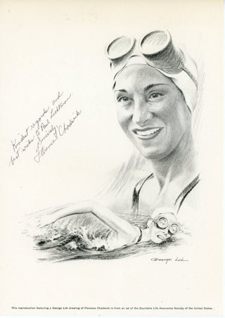 Florence Chadwick Autographed 8x10 Photo