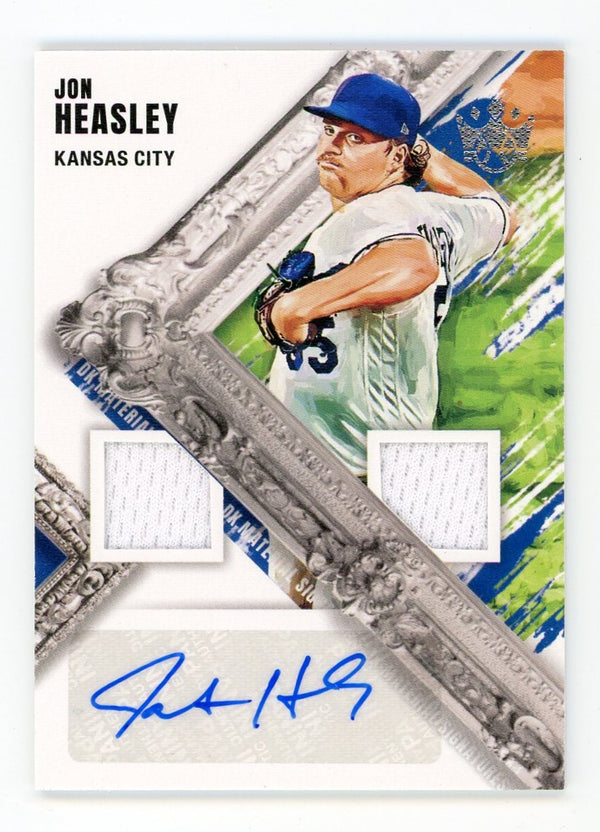 Jon Heasley 2022 Panini Autograph Issue #DMS-JH Card