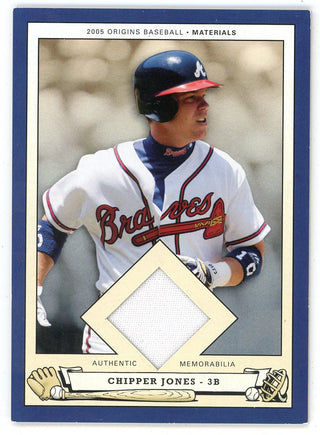 Chipper Jones 2005 Upper Deck Origins Patch Relic #PB-CJ