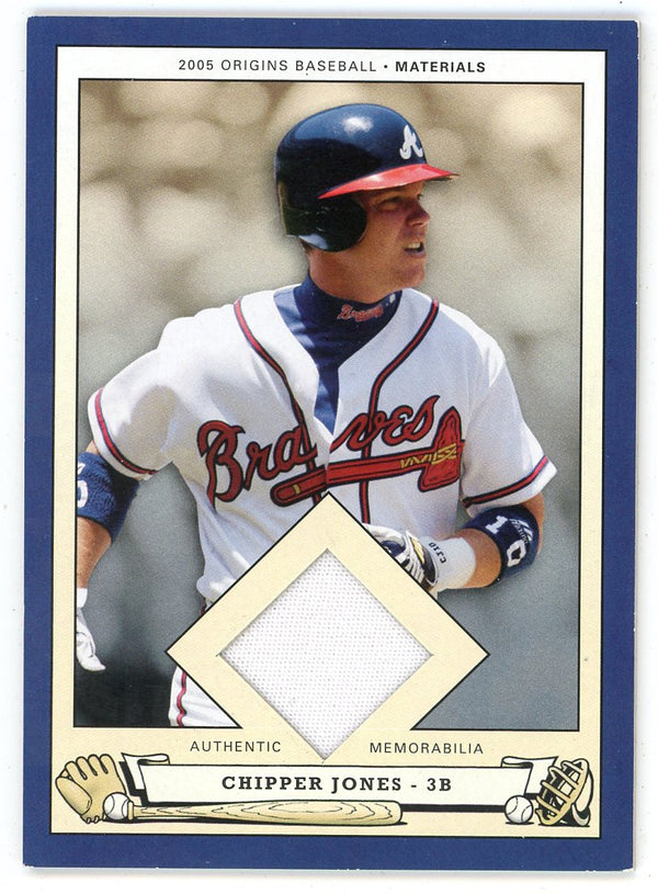 Chipper Jones 2005 Upper Deck Origins Patch Relic #PB-CJ