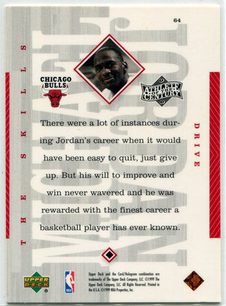 Michael Jordan 1999 Upper Deck Athlete Of The Century Card #64