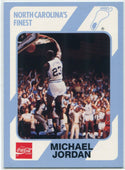 Michael Jordan 1989 Collegiate Collection Coca Cola Card #16