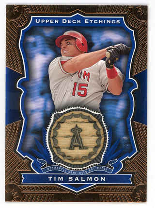 Tim Salmon 2004 Upper Deck Etchings Bat Relic #BE-TS