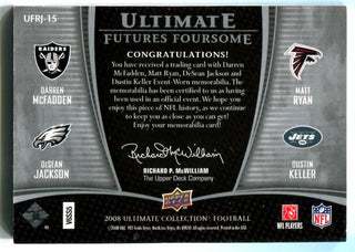 Matt Ryan/Darren McFadden/DeSean Jackson/Matt Ryan Ultimate Futures Card /25