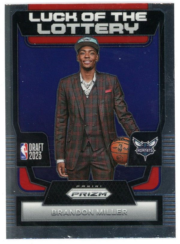 Brandon Miller 2023-24 Panini Luck of the Lottery #13