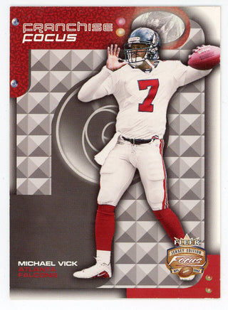 Michael Vick 2002 Fleer Franchise Focus Jersey Edition