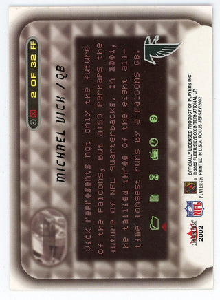 Michael Vick 2002 Fleer Franchise Focus Jersey Edition