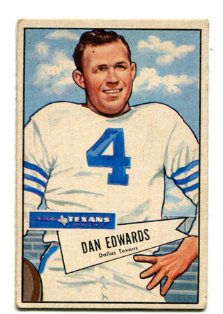 Dan Edwards 1952 Bowman #77 Card