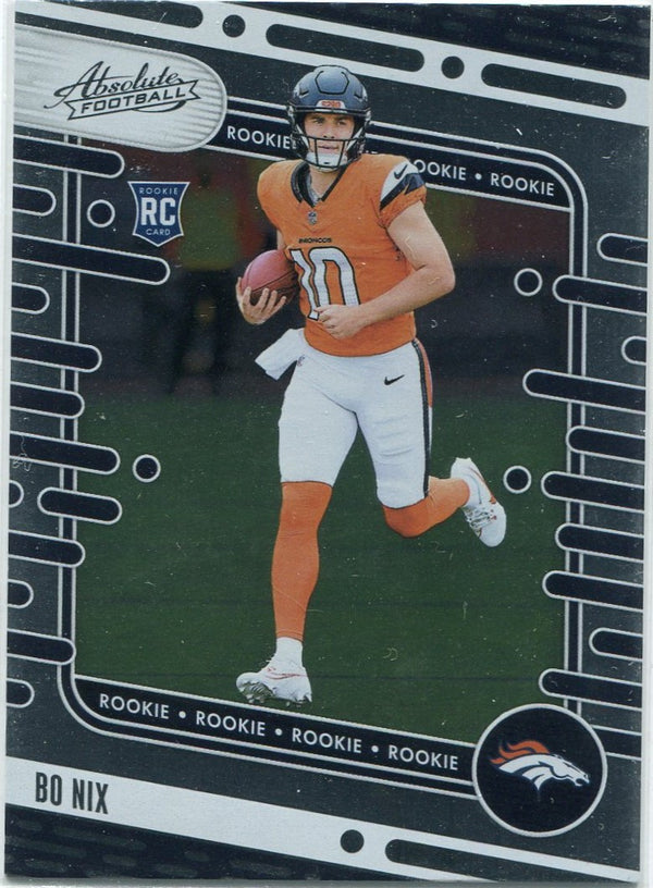 Bo Nix 2024 Panini Absolute RC #112