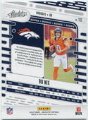 Bo Nix 2024 Panini Absolute RC #112