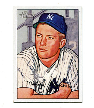 Mickey Mantle 2007 Topps Bowman Heritage #7 Reprint Card