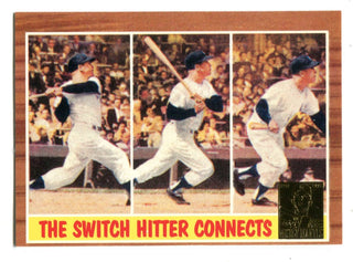 Mickey Mantle 1996 Topps #318 1962 Reprint Card