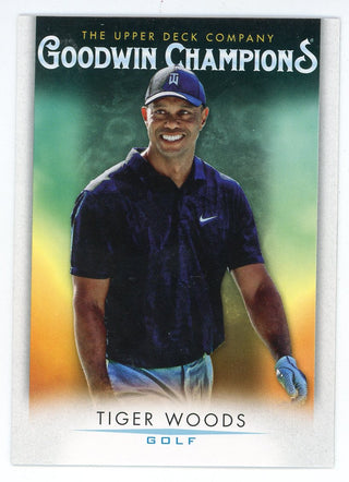 Tiger Woods 2021 Upper Deck Goodwin Champions #25