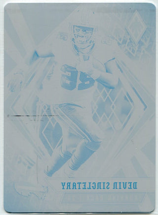 Devin Singletary 2020 Panini Phoenix Printing Plate Card #88 1/1