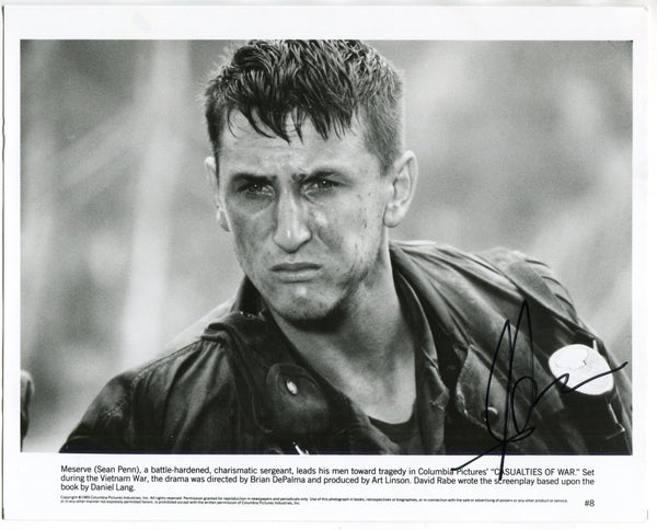 Sean Penn Autographed 8x10 Photo