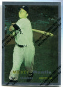 Mickey Mantle 1997 Topps #95 1957 Chrome Reprint Card