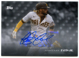 Fernando Tatis 2022 Topps Black & White #28A Autographed Card 06/10