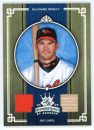 Javy Lopez 2005 Donruss Diamond Kings Patch/Bat Relics #29