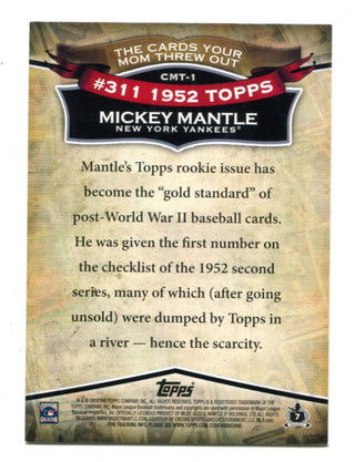 Mickey Mantle 2010 Topps #CMT Reprint Card