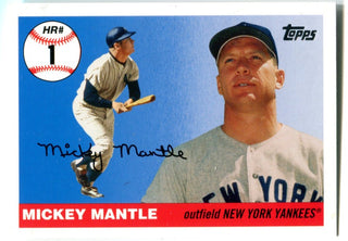 Mickey Mantle 2006 Topps #MHR1 Reprint Card