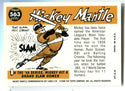Mickey Mantle 1996 Topps Commemorative Set #563  Card