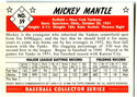 Mickey Mantle 1996 Commemorative Set #22 Reprint Card