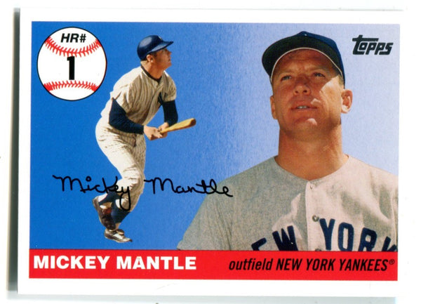 Mickey Mantle 2007 Topps #MHR1 Card