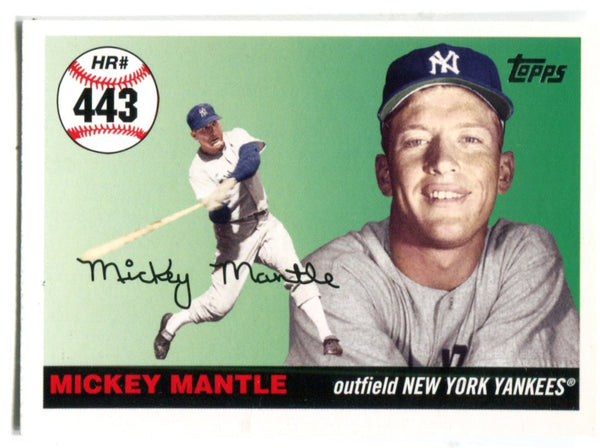 Mickey Mantle 2007 Topps #MHR443 Card