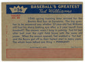Ted Williams 1959 Fleer Baseball Card #26 1946 - Off To A Flying Start