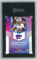 Deuce Vaughn 2023 Panini Player of the Day #RC12 Orange /199 SGC 9.5