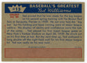 Ted Williams 1959 Fleer Baseball Card #13 1939 - Ted Shows He Will Stay