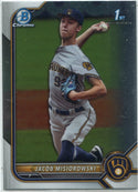 Jacob Misiorowski 2022 Bowman Draft Chrome RC #BDC-132