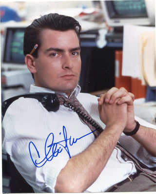Charlie Sheen Autographed 8x10 Photo