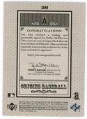 Dallas McPherson Autographed 2005 Upper Deck Origins #DM