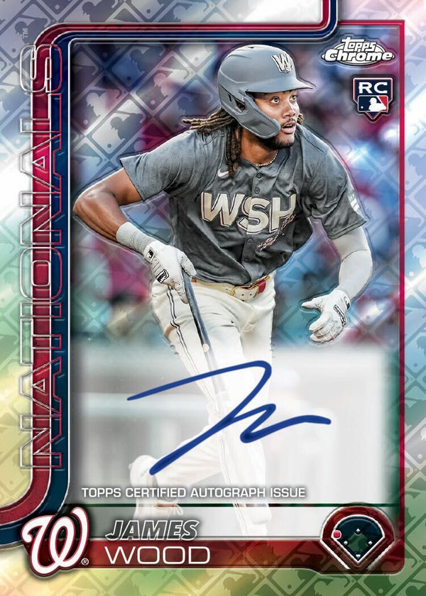 2025 Topps Chrome Baseball Logofractor Edition Box (2 Exclusive Logofractor Chrome Packs)