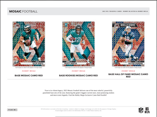 2025 Mosaic Football Hobby Blasters (Blaster Exclusive Red Parallels)