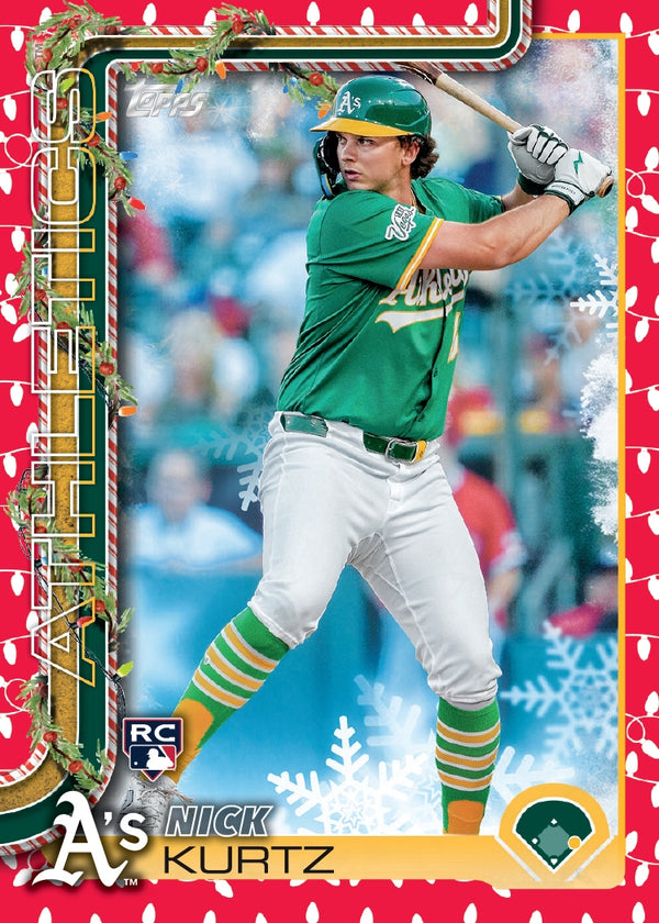 2025 Topps Holiday Baseball Tin Box (3 Ct.)