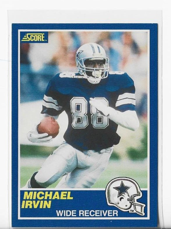 Michael Irvin 1989 Score Rookie Card