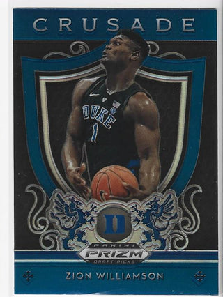 Zion Williamson 2019 Blue Prizm Draft Picks Rookie Card