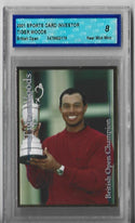 Tiger Woods 2001 Sports Card Investor British Open (CTA 8 Near-Mint-Mint) Card