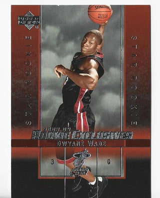 Dwyane Wade 2003-2004 Upper Deck #5 Rookie Exclusives Card