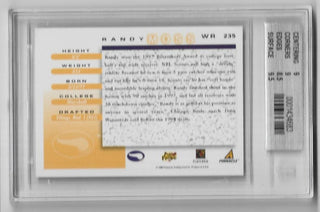 Randy Moss 1998 Score #235 Rookie (Beckett Grade 9 MINT) Card