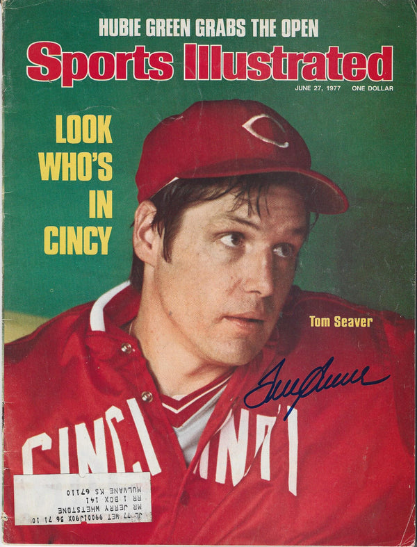 Tom Seaver Autographed Sports Illustrated Magazine June 27 1977