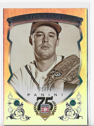 Greg Maddux 2014 Panini #99 (75/75) Hall of Fame Card