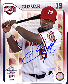 Crstian Guzman Autographed 8x10 Baseball Photo