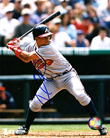 Rafael Furcal Autographed / Signed Hitting 8x10 Photo